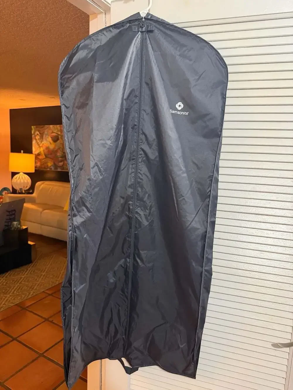 Samsonite Black Nylon Garment Bag Travel Suit Carrier